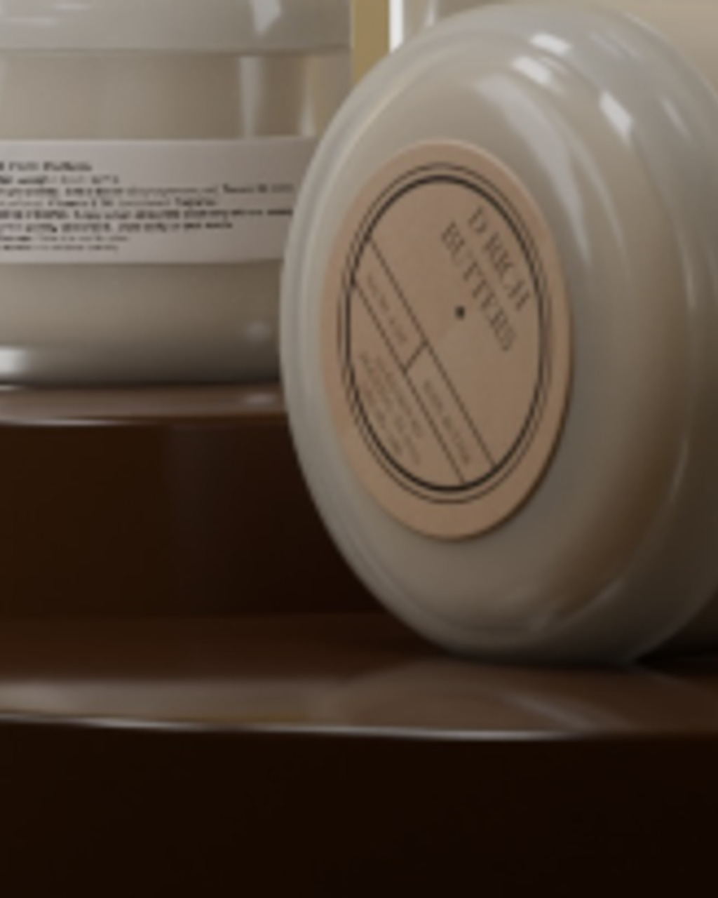 Whipped body butter texture