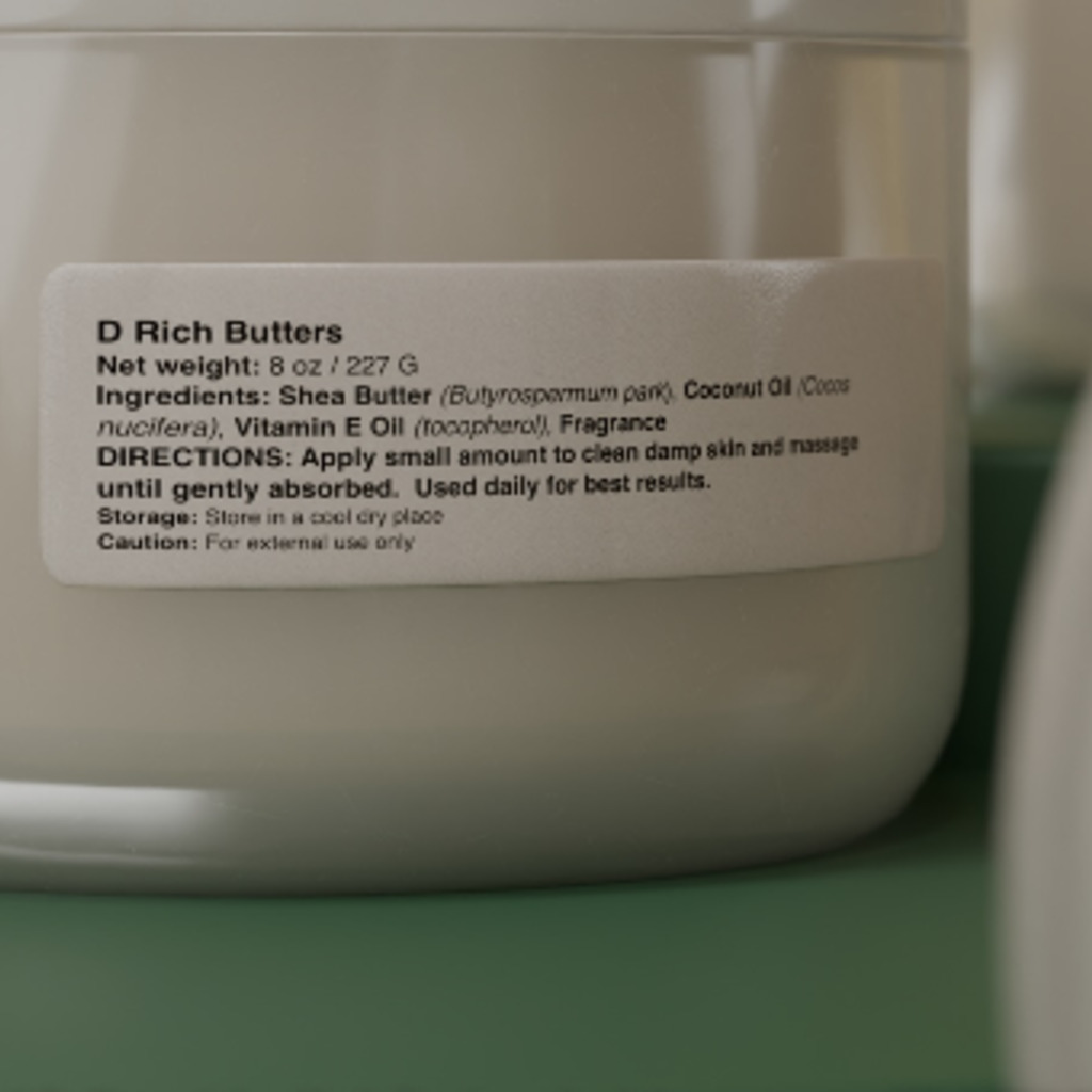 Organic Body Butters